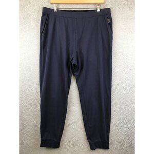 Public Rec Stadium Joggers Mens 42/32 Blue Stretch Drawstring Tapered